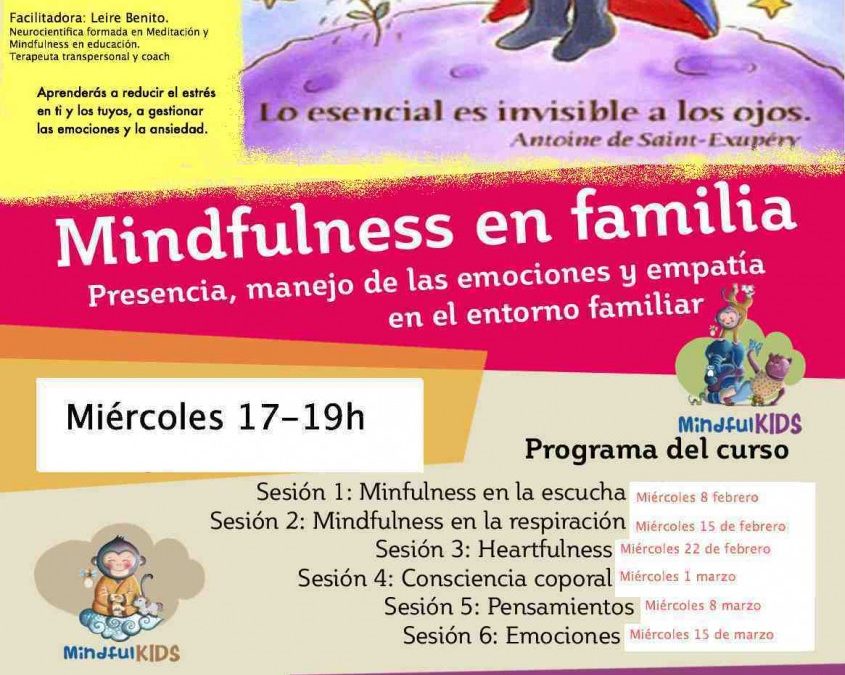 Curso Mindfulness par padres y educadores PRESENCIAL DONOSTI